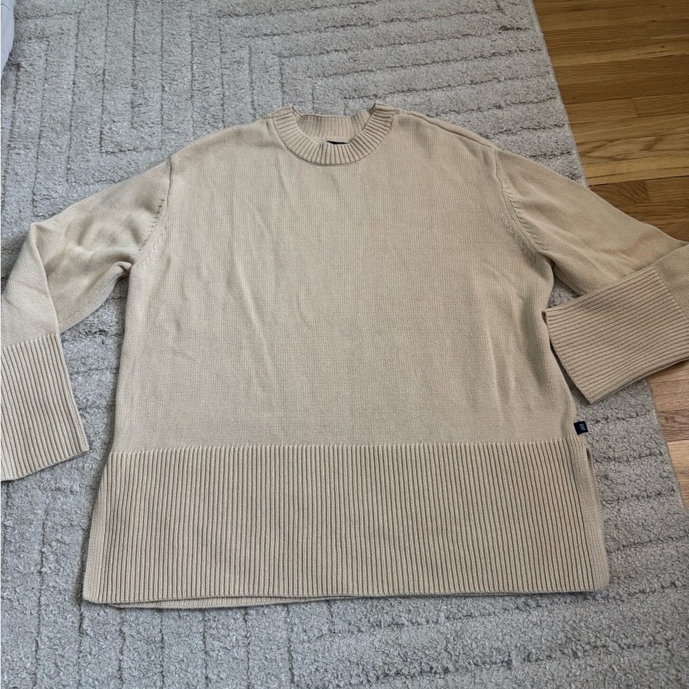 GAP Tan Crewneck Sweater